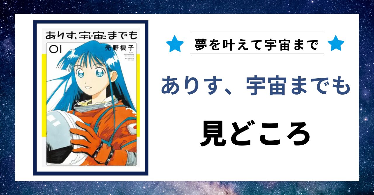 「ありす、宇宙までも　見どころ」と書かれた見出し画像